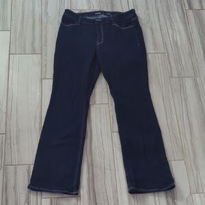 Old Navy Women's Dark Blue Boot Cut Jeans